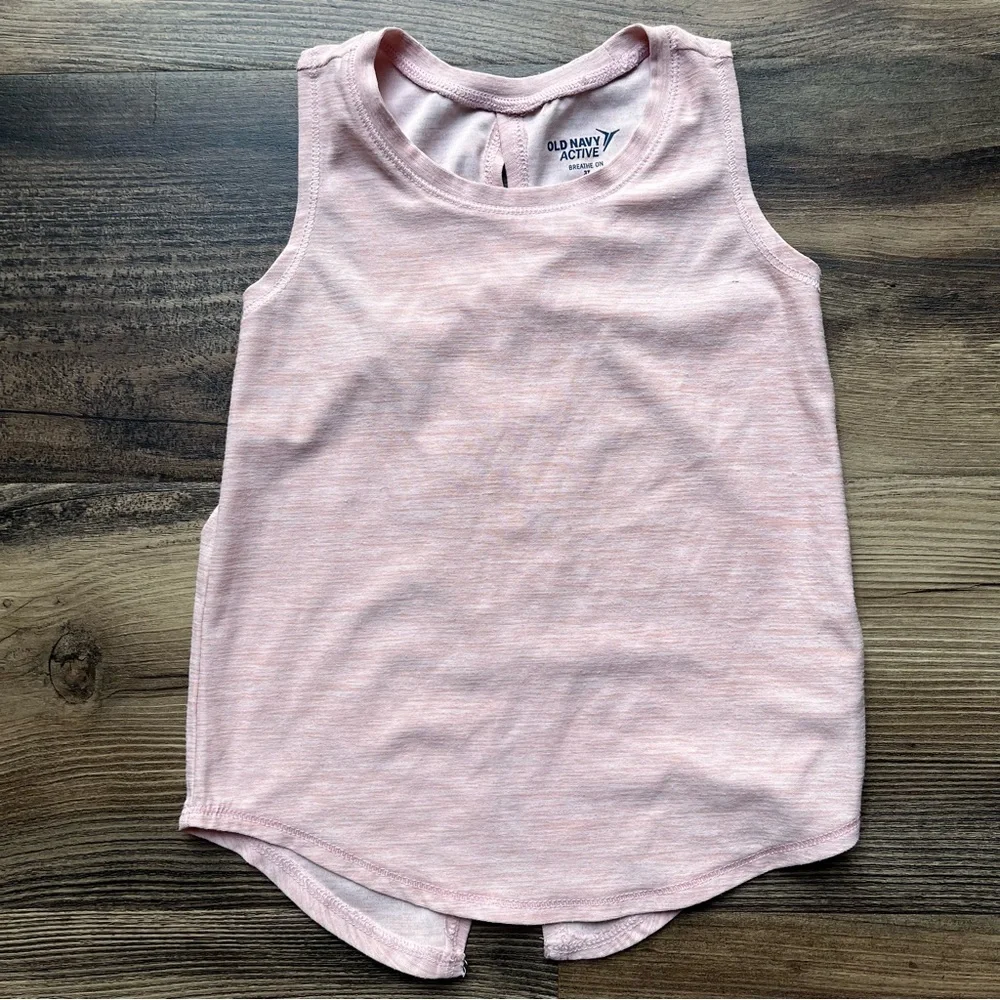 Old Navy Active Two Dry-fit Tank Tops Pink and Black 3T